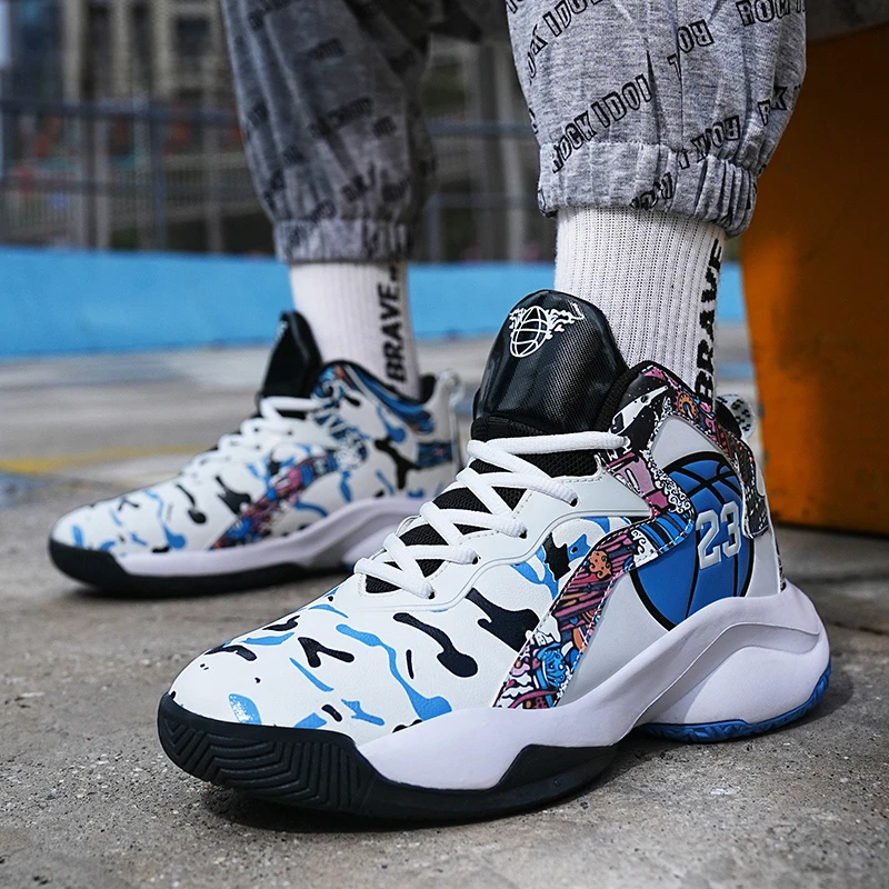 Men's Women's Basketball Shoes Autumn Winter High Top Leather Camouflage Durable Training Sneaker Fashion Trendy Couple Footwear
Men's Women's Basketball Shoes Autumn Winter High Top Leather Camouflage Durable Training Sneaker Fashion Trendy Couple Footwear
