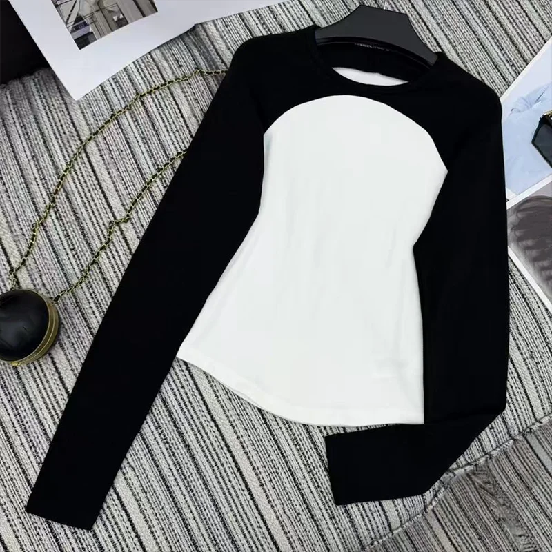 High quality Multi-color lettered women's long sleeved t-shirt - slim fit, fashionable, suitable for all seasons top 251209118
High quality Multi-color lettered women's long sleeved t-shirt - slim fit, fashionable, suitable for all seasons top 251209118