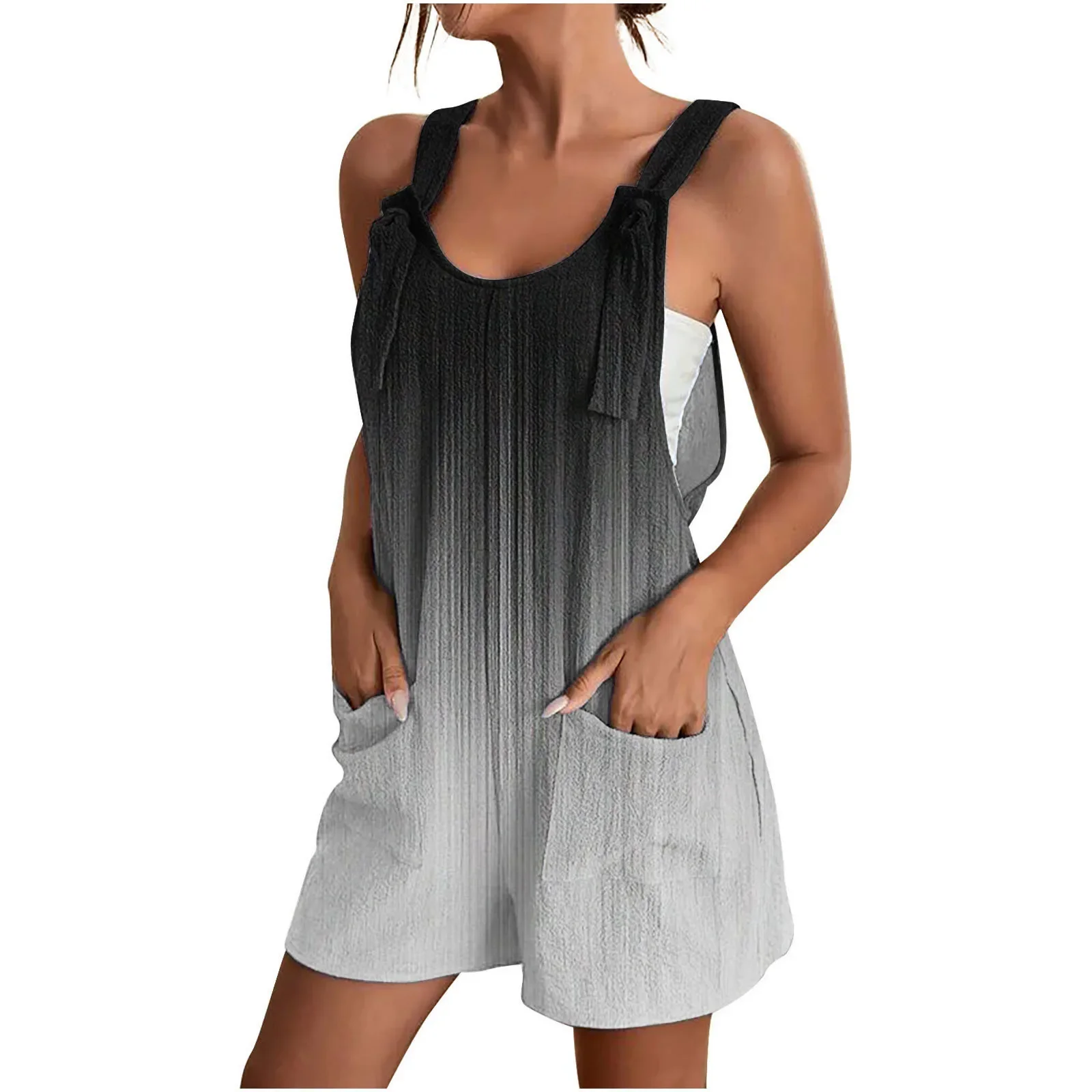 Summer Floral Print Strap Overall Jumpsuits Women Strapless Loose Shorts Rompers Pocket Casual Linen Pants Jumpsuit Playsuit
Summer Floral Print Strap Overall Jumpsuits Women Strapless Loose Shorts Rompers Pocket Casual Linen Pants Jumpsuit Playsuit
