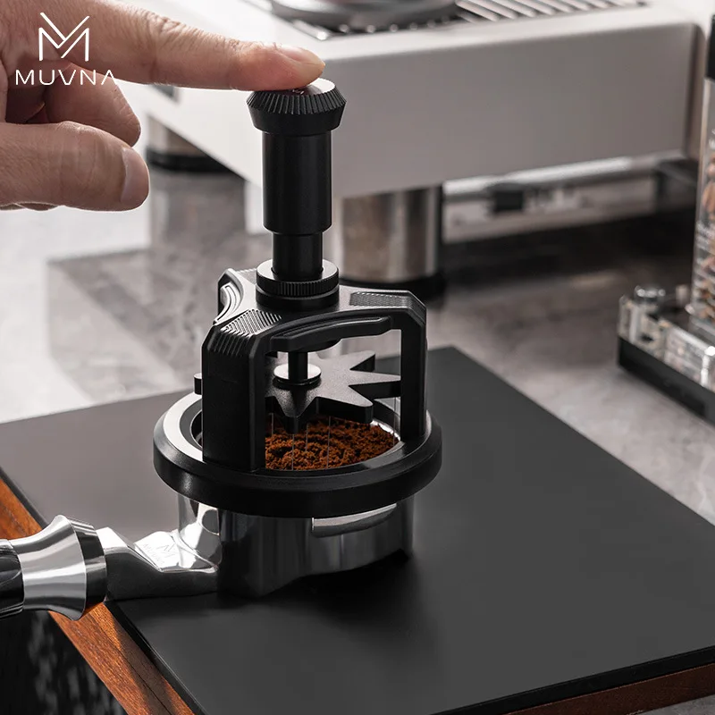 MUVNA Timo Press-Type Rotating Coffee Distribution Needles for Espresso (Spreading & Stirring) 
MUVNA Timo Press-Type Rotating Coffee Distribution Needles for Espresso (Spreading & Stirring)
