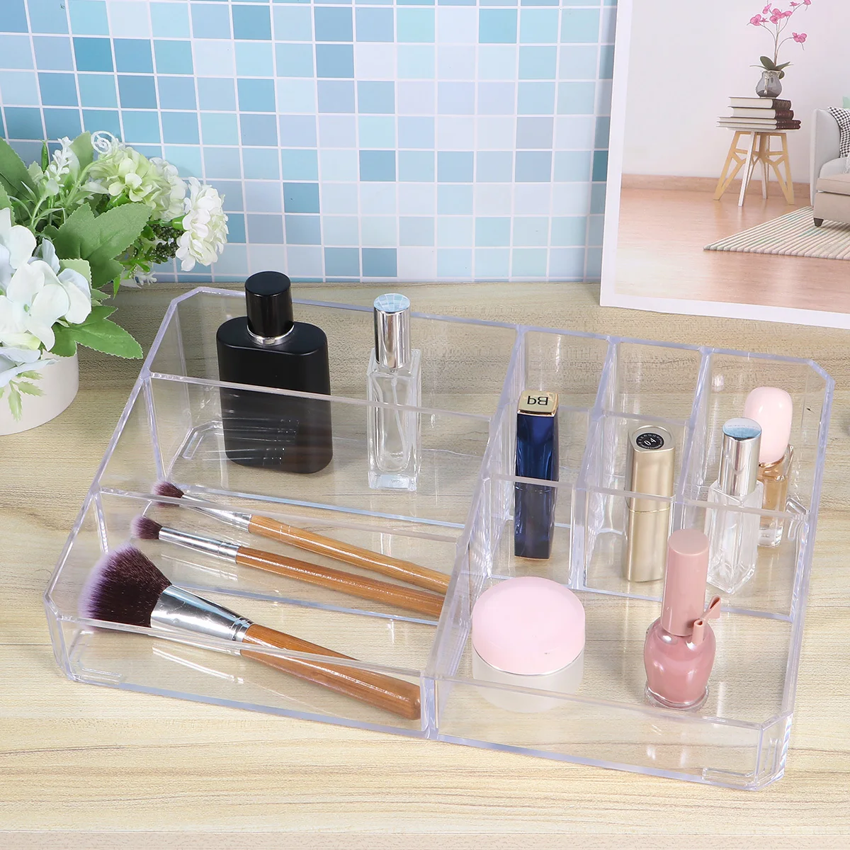 1Pcs Lipstick Storage Box Acrylic Large Transparent Desktop Cosmetics Organizer Durable Makeup Holder for Women
1Pcs Lipstick Storage Box Acrylic Large Transparent Desktop Cosmetics Organizer Durable Makeup Holder for Women