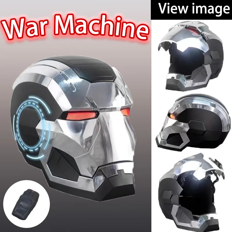 War Machine Iron Patriot Helmet 1:1 Wearable Electric Voice Control LED Light Iron Man Cosplay Mask Collection Figure Model Gift
War Machine Iron Patriot Helmet 1:1 Wearable Electric Voice Control LED Light Iron Man Cosplay Mask Collection Figure Model Gift