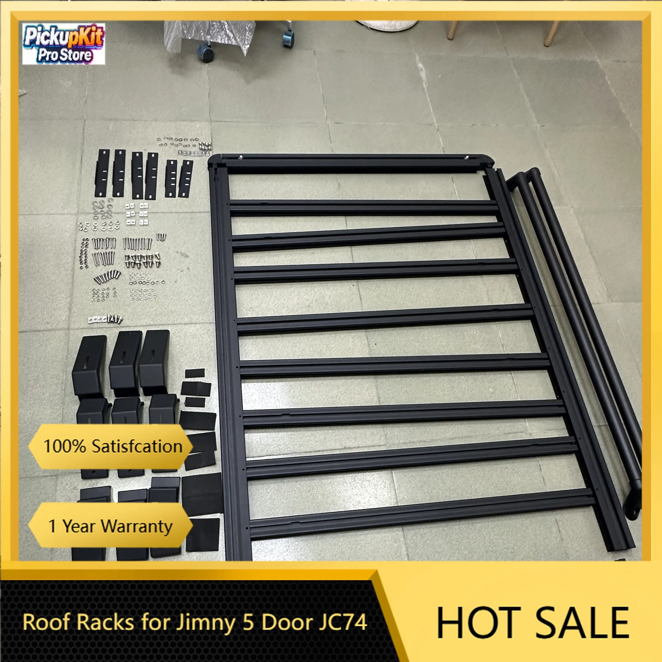 Aluminum Roof Luggage Rack for Jimny 5 Door JC74 Nomade 2023-2024 Cargo Accessories
Aluminum Roof Luggage Rack for Jimny 5 Door JC74 Nomade 2023-2024 Cargo Accessories