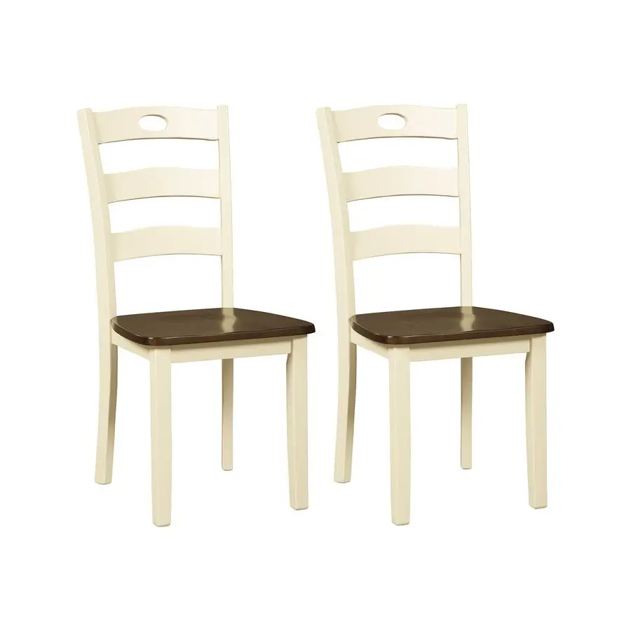 Woodanville 18 Cottage Ladderback Dining Chair, 2 Count, Cream amp Brown
Woodanville 18 Cottage Ladderback Dining Chair, 2 Count, Cream amp Brown