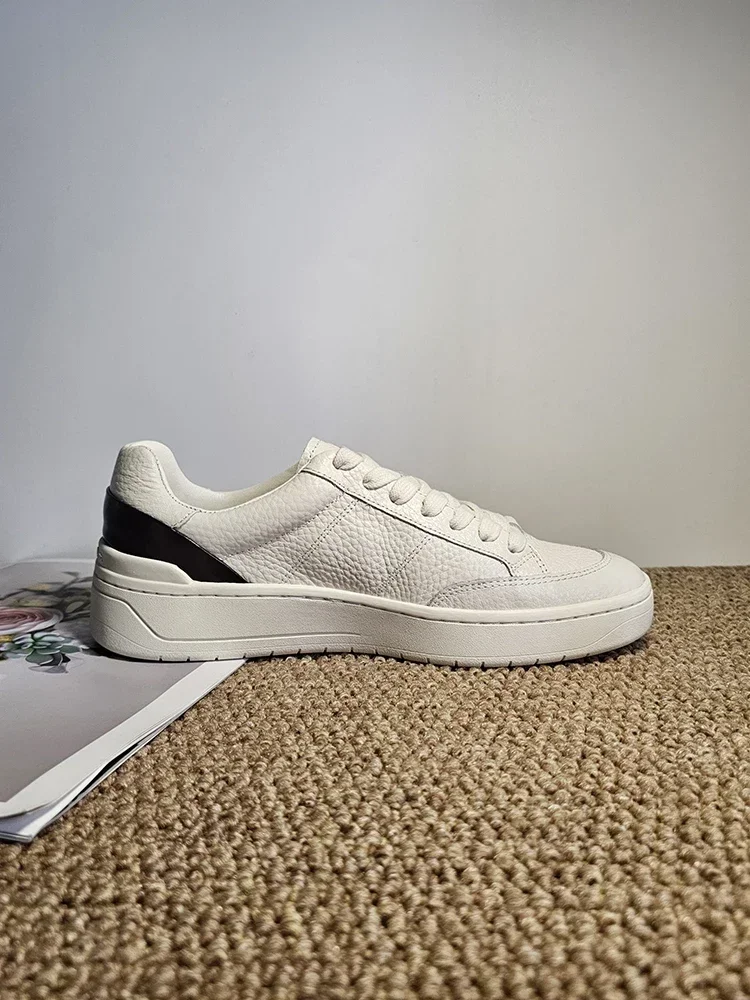 MOOQDAAX 2024 Autumn New Women Genuine Leather Lacing Flats Shoes Solid Basic Sneaker Wild Casual Simple Skate Shoes Female
MOOQDAAX 2024 Autumn New Women Genuine Leather Lacing Flats Shoes Solid Basic Sneaker Wild Casual Simple Skate Shoes Female