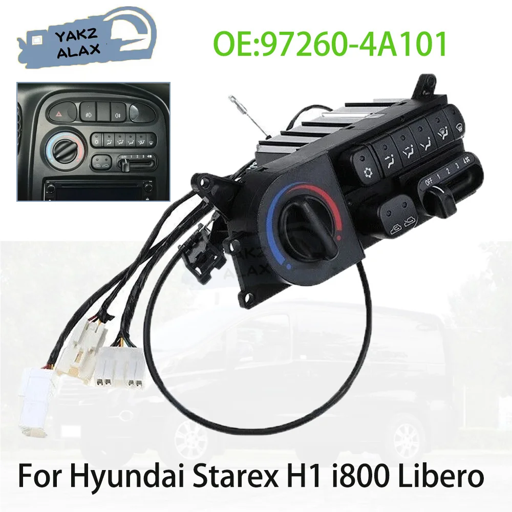 AC Air Conditioning Control Panel Switch Button for Hyundai Starex H1 i800 Libero 97260-4A101 972604A101 Car Accessories
AC Air Conditioning Control Panel Switch Button for Hyundai Starex H1 i800 Libero 97260-4A101 972604A101 Car Accessories