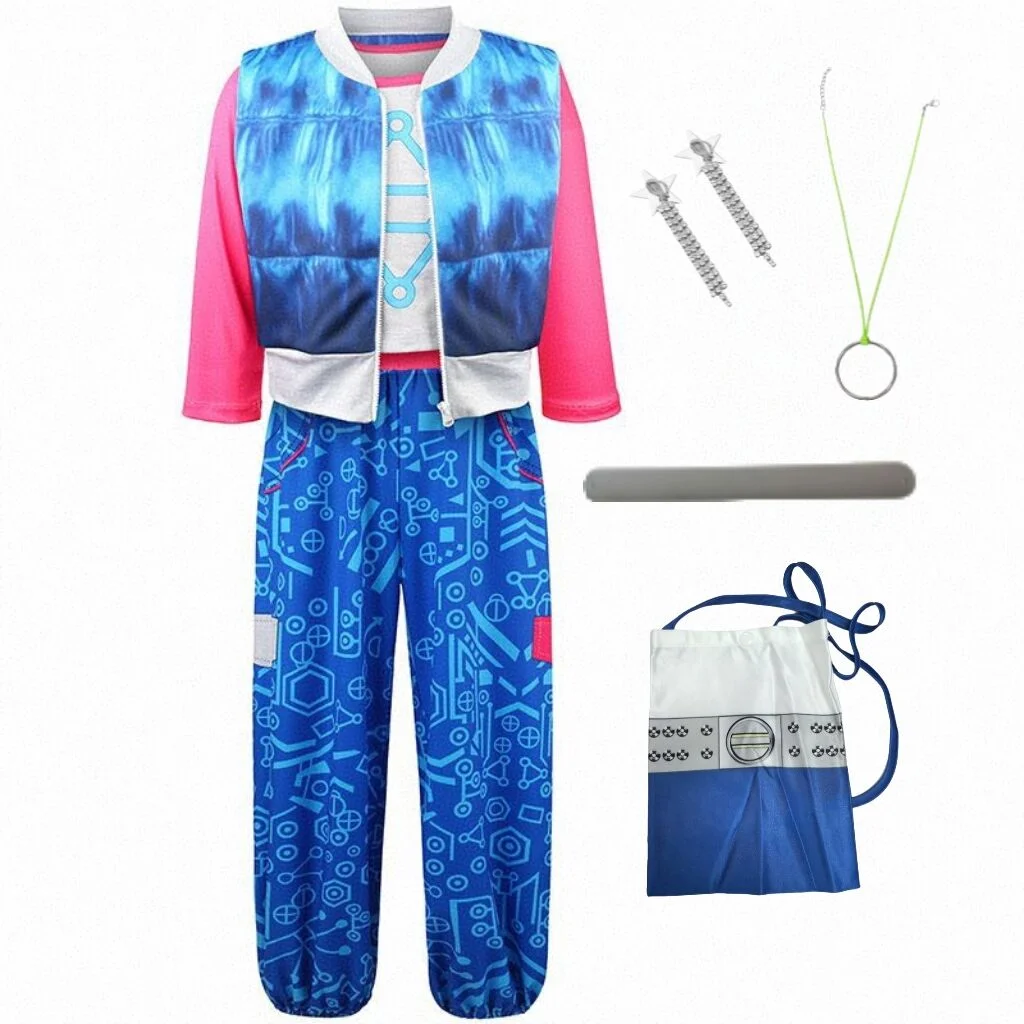 Zombies Costumes for Kids Girls Movie Character T shirt jacket pant Set and accessory Cosplay Girls Top and bottom Sets Uniform
Zombies Costumes for Kids Girls Movie Character T shirt jacket pant Set and accessory Cosplay Girls Top and bottom Sets Uniform