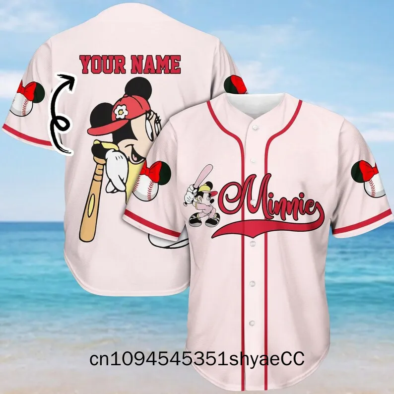 Personalized Minnie Jersey Shirt, Mickey'S Friend Baseball Shirt, Magic Kingdom Baseball Jersey, Family Summer Trip Tee, Funny G
Personalized Minnie Jersey Shirt, Mickey'S Friend Baseball Shirt, Magic Kingdom Baseball Jersey, Family Summer Trip Tee, Funny G