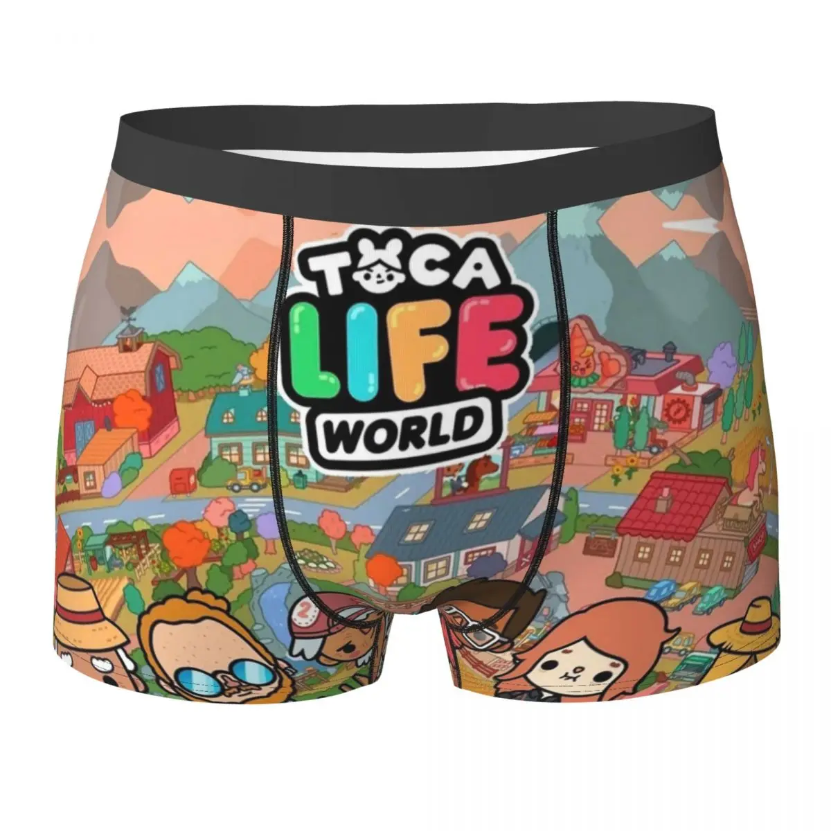 Boxer Underpants Shorts Toca Life Box Toca Boca Cute Game Panties Men Breathable Underwear for Homme Man Boyfriend Gift
Boxer Underpants Shorts Toca Life Box Toca Boca Cute Game Panties Men Breathable Underwear for Homme Man Boyfriend Gift