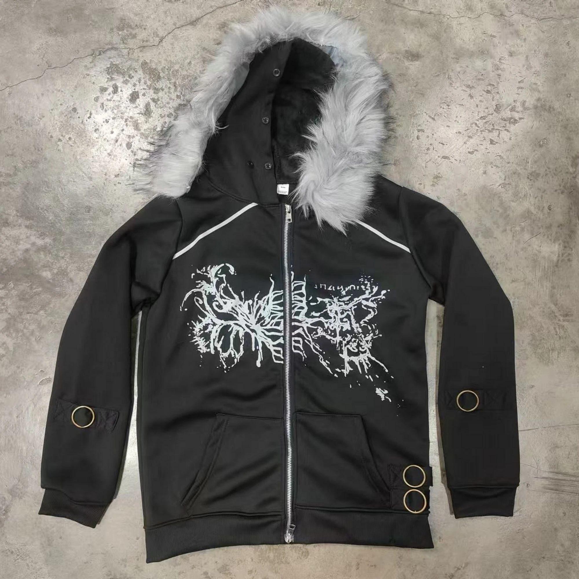 Subculture Harajuku винтажные американские винтажные пальто из искусственного меха с капюшоном женские толстовки Y2K готический панк эмо толстовки куртка
Subculture Harajuku винтажные американские винтажные пальто из искусственного меха с капюшоном женские толстовки Y2K готический панк эмо толстовки куртка