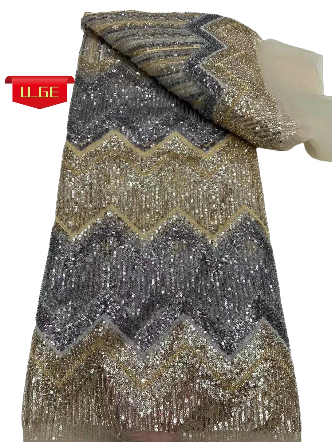 2025 Latest Elegant Best Quality Soft Luxurious Sequin Tube Lace With Lots Stones fabric For Wedding Evening Dress U_Ge1953
2025 Latest Elegant Best Quality Soft Luxurious Sequin Tube Lace With Lots Stones fabric For Wedding Evening Dress U_Ge1953