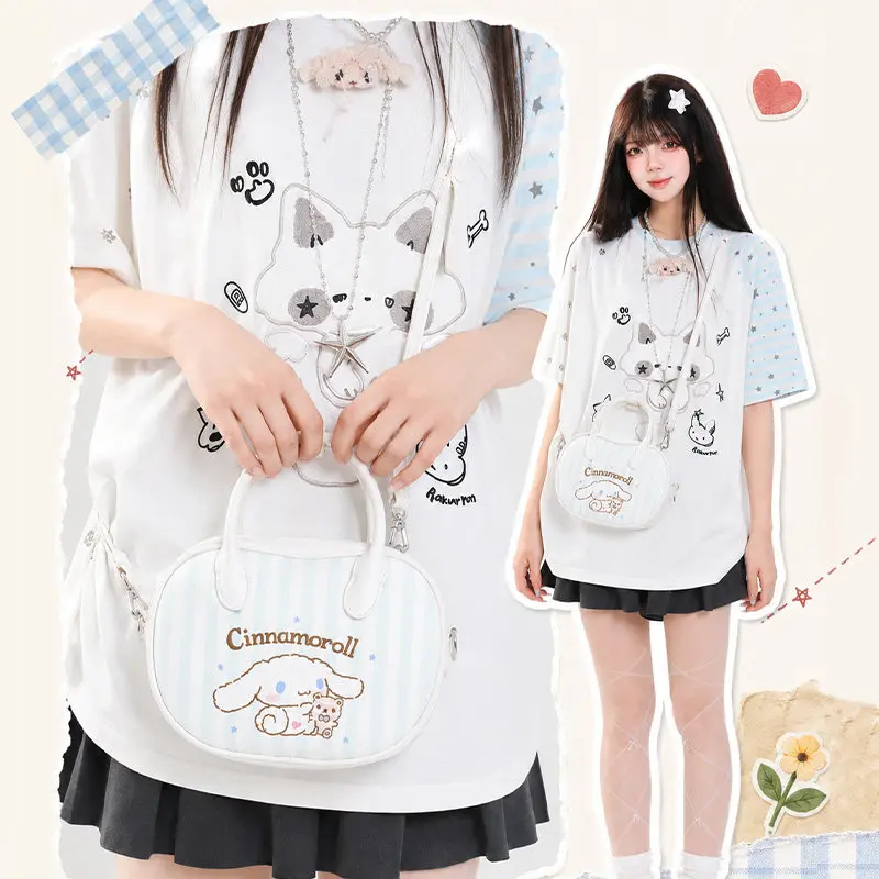 Japanese Sanrio Kawaii Cinnamoroll Handbag Cartoon Portable Commuter Crossbody Bag Couple Birthday Gift
Japanese Sanrio Kawaii Cinnamoroll Handbag Cartoon Portable Commuter Crossbody Bag Couple Birthday Gift