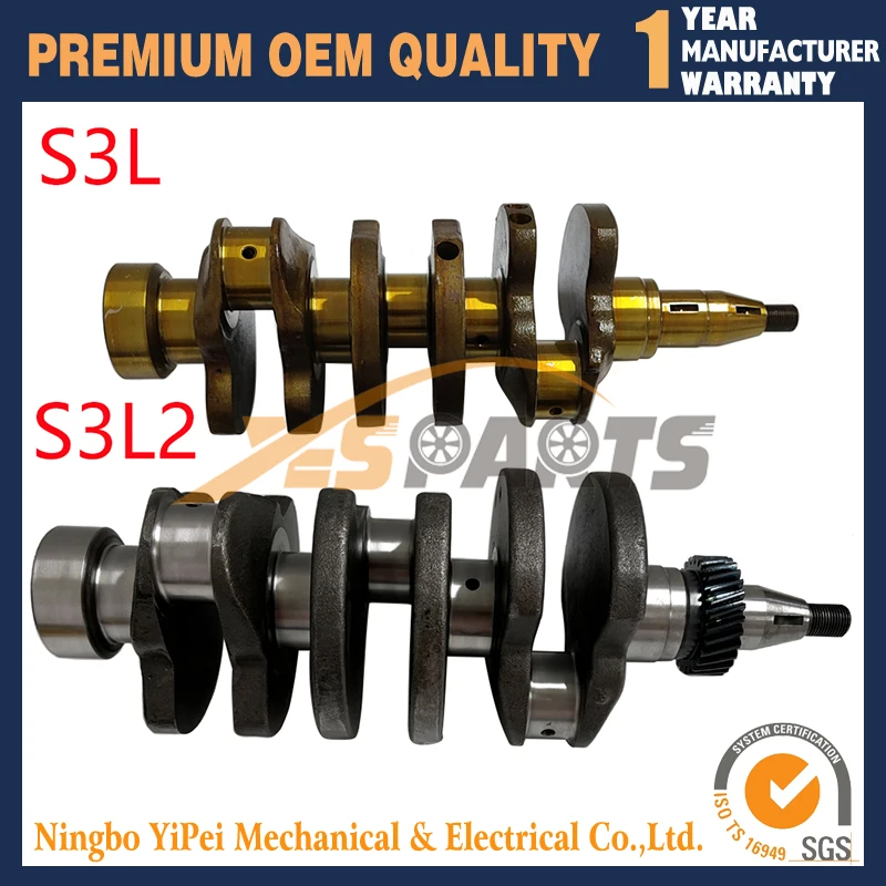 Коленчатый вал S3L S3L2 для двигателя Mitsubishi S3L2-61SD Caterpillar 303CR 31B20-00201
Коленчатый вал S3L S3L2 для двигателя Mitsubishi S3L2-61SD Caterpillar 303CR 31B20-00201