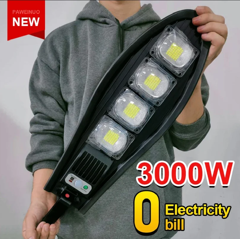 Newest 3000W Outdoor Solar LED Light 4 Modes 1500W Solar Light Lamp Waterproof Motion Sensor Sunlight Yard Garden Street Lamp
Newest 3000W Outdoor Solar LED Light 4 Modes 1500W Solar Light Lamp Waterproof Motion Sensor Sunlight Yard Garden Street Lamp
