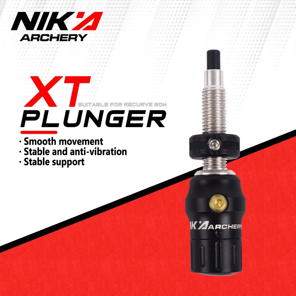 1pc NIKA XT Archery Aluminum Arrow Plunger For Recurve Bow Shooting Screw-In Pressure Button Hunting Accessories
1pc NIKA XT Archery Aluminum Arrow Plunger For Recurve Bow Shooting Screw-In Pressure Button Hunting Accessories