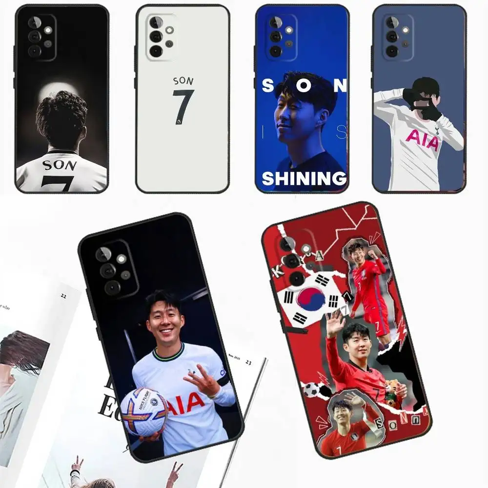 Korea Son H-Heung-mins Football Phone Case For Samsung Galaxy A13,A21s,A22,A31,A32,A52,A53,A71,A80,A91 Soft Black Phone Cover
Korea Son H-Heung-mins Football Phone Case For Samsung Galaxy A13,A21s,A22,A31,A32,A52,A53,A71,A80,A91 Soft Black Phone Cover