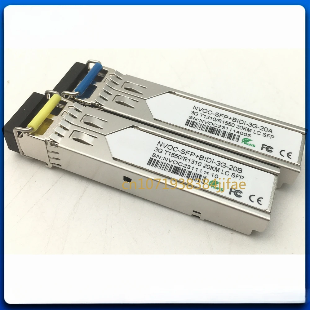 Transceptor de vídeo SDI SFP de modo único, módulo óptico de fibra única, 3G/12G, 10KM, 20KM, SM LC
Transceptor de vídeo SDI SFP de modo único, módulo óptico de fibra única, 3G/12G, 10KM, 20KM, SM LC