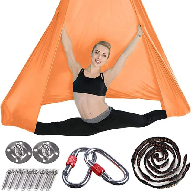 Aerial Yoga Swing Yoga Hammock Set Kit Ultra Strong Antigravity Yoga Flying Sling Inversion Swing Tools With Extension Straps
Aerial Yoga Swing Yoga Hammock Set Kit Ultra Strong Antigravity Yoga Flying Sling Inversion Swing Tools With Extension Straps