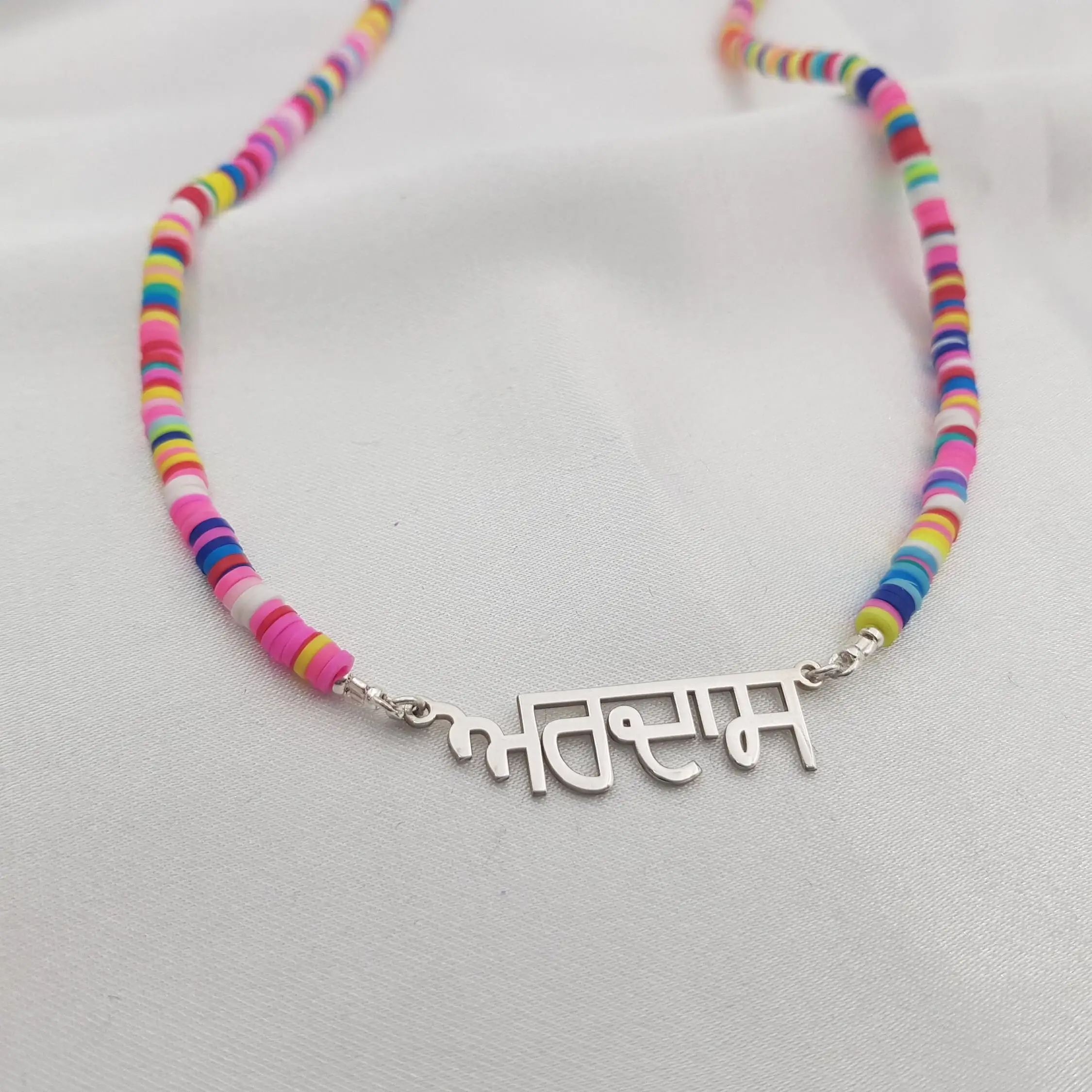 Colorful Soft Clay Chain Name Necklace Personalized Stainless Steel Children Name Jewelry Custom Kid Name Necklace Gift For Her
Colorful Soft Clay Chain Name Necklace Personalized Stainless Steel Children Name Jewelry Custom Kid Name Necklace Gift For Her