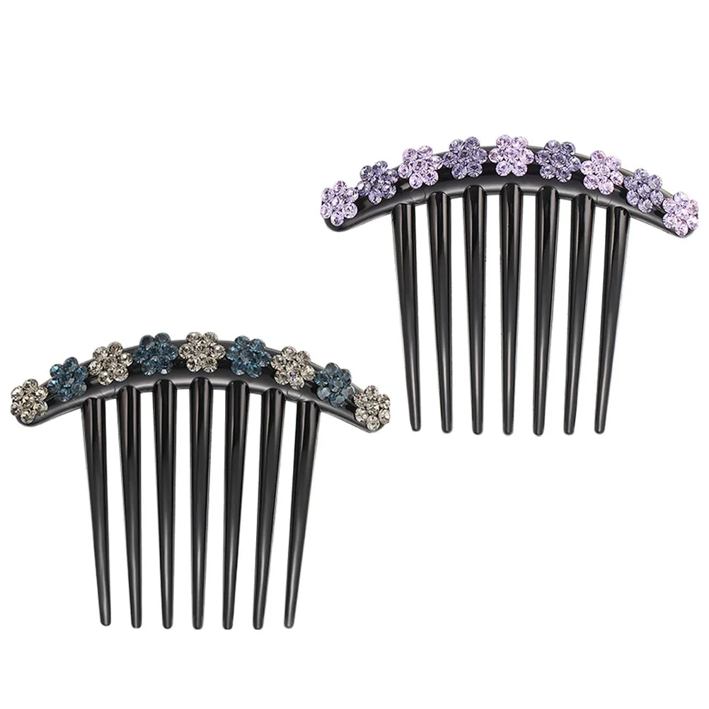2pcs Flower Hair Comb Long Lasting Stylish Resin Headwear Rhinestone Gorgeous Gloss Elegant Hairstyle Party Wedding Banquet Gift
2pcs Flower Hair Comb Long Lasting Stylish Resin Headwear Rhinestone Gorgeous Gloss Elegant Hairstyle Party Wedding Banquet Gift