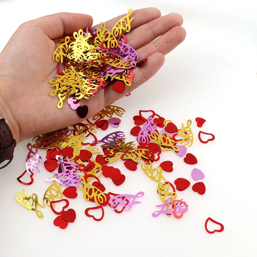 60G Confetti Sprinkles Heart Shape Decorations Bright Colors Reusable Party Supplies Valentine Day Celebration
60G Confetti Sprinkles Heart Shape Decorations Bright Colors Reusable Party Supplies Valentine Day Celebration