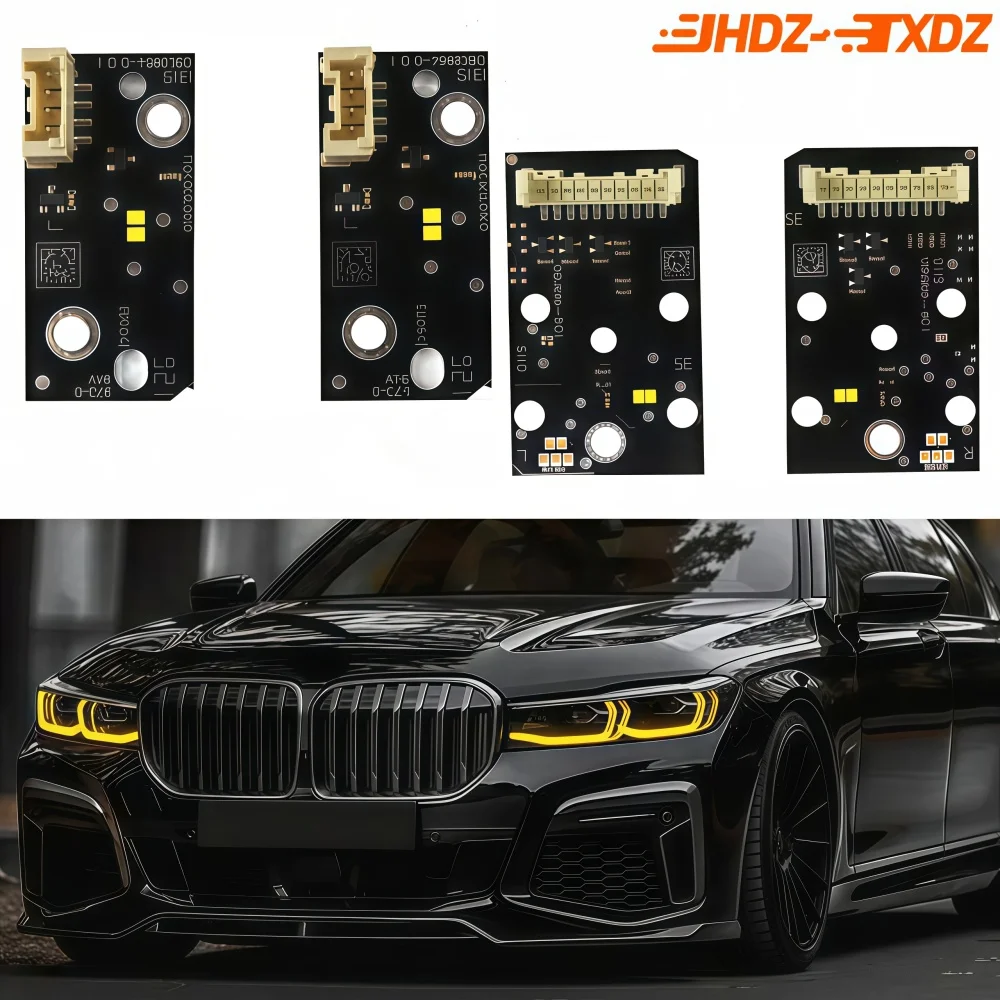NEW DRL LED Board Angel Eyes For BMW 7 Series G11 G12 LCI 740i M750I LED Headlight Daytime Running Light Module Yellow Red Blue
NEW DRL LED Board Angel Eyes For BMW 7 Series G11 G12 LCI 740i M750I LED Headlight Daytime Running Light Module Yellow Red Blue