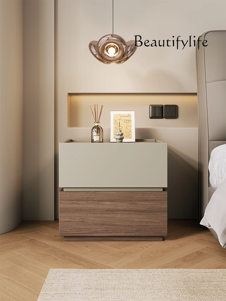 All solid wood light luxury bedside table simple modern bedroom storage designer fashion new
All solid wood light luxury bedside table simple modern bedroom storage designer fashion new