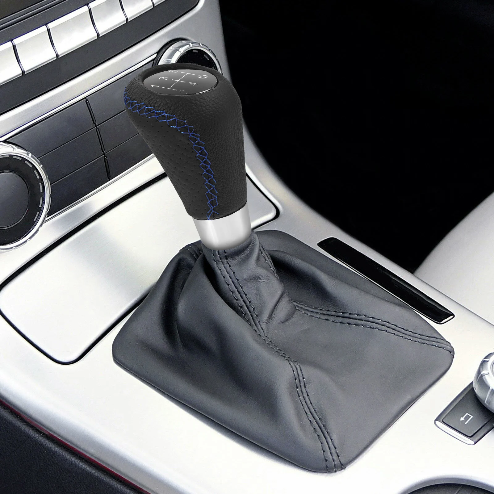 Gear Shift Knob 5 Speed Manual Shifter Replacement Sturdy Car Interior Accessory Stick Shift Handle For Diy Installation
Gear Shift Knob 5 Speed Manual Shifter Replacement Sturdy Car Interior Accessory Stick Shift Handle For Diy Installation