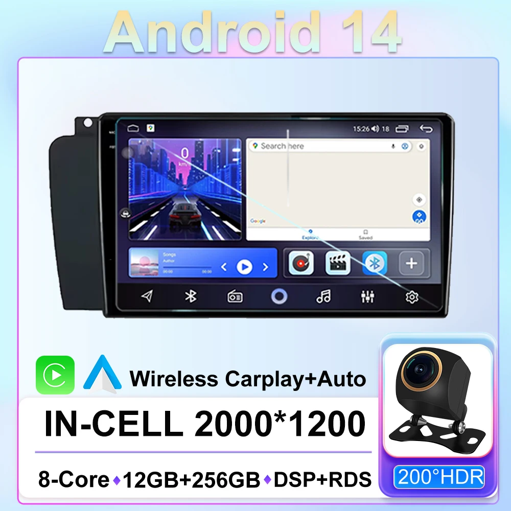 9 INCHCarplay Android For Volvo XC70 V70 S60 2004 - 2009 Right hand driver AutoRadio Multimedia GPS 2din Car Navigation Monitor
9 INCHCarplay Android For Volvo XC70 V70 S60 2004 - 2009 Right hand driver AutoRadio Multimedia GPS 2din Car Navigation Monitor