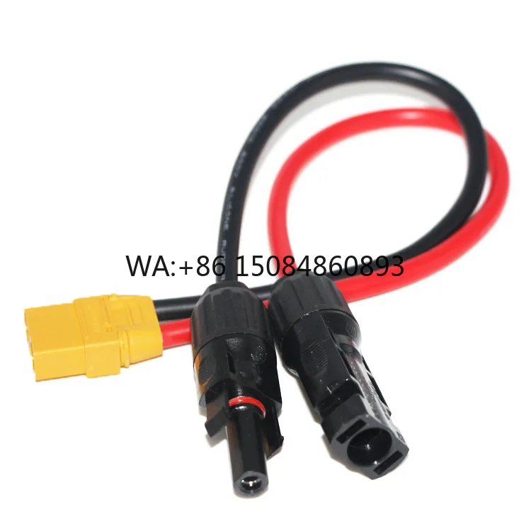 Solar Connectors to XT90 Adapter Extension Cable 12AWG Solar Charge Cable for Portable Power Station
Solar Connectors to XT90 Adapter Extension Cable 12AWG Solar Charge Cable for Portable Power Station