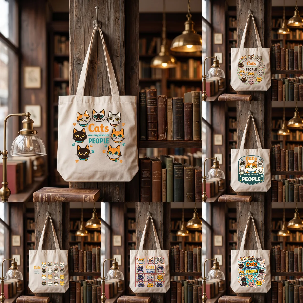 1 Pack 35×38.5cm Durable Canvas Tote Bag, Cute Multi Cat Graphic Shoulder Bag, Eco-friendly Reusable Work & School Tote Bag
1 Pack 35×38.5cm Durable Canvas Tote Bag, Cute Multi Cat Graphic Shoulder Bag, Eco-friendly Reusable Work & School Tote Bag