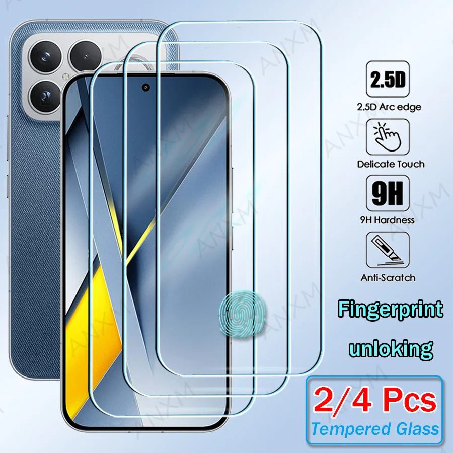 2/4Pcs Tempered Glass Screen Protector For Xiaomi Poco F7 F8 Pro Ultra Protective Glass Film Ultrasonic fingerprint unlocking
2/4Pcs Tempered Glass Screen Protector For Xiaomi Poco F7 F8 Pro Ultra Protective Glass Film Ultrasonic fingerprint unlocking