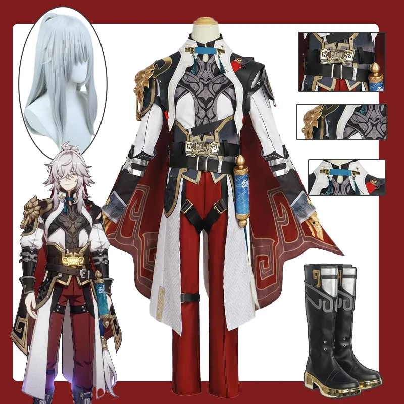 Honkai: Star Rail Jing Yuan Costume Set Wig Shoe Hero Games Anime Cosplay Event Halloween Dress Up Party Costumized
Honkai: Star Rail Jing Yuan Costume Set Wig Shoe Hero Games Anime Cosplay Event Halloween Dress Up Party Costumized