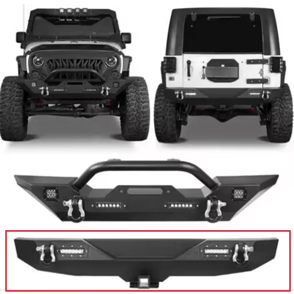 To Saudi Arabia 1 Set Black Steel Rear Bumper With Light For Jeep Wrangler JK 2007-2017 J40-5 LantSun
To Saudi Arabia 1 Set Black Steel Rear Bumper With Light For Jeep Wrangler JK 2007-2017 J40-5 LantSun