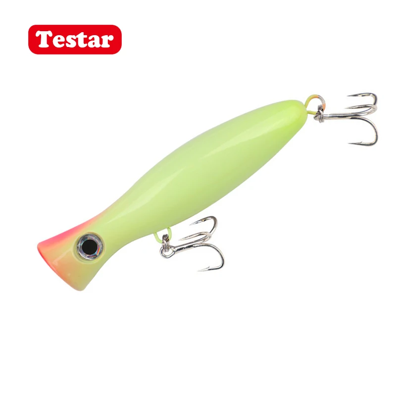 120mm 40g Testar Floating Popper Bait Long Casting Artificial Wobblers Topwater Lure Trolling Whopper Saltwater Fishing Lures
120mm 40g Testar Floating Popper Bait Long Casting Artificial Wobblers Topwater Lure Trolling Whopper Saltwater Fishing Lures