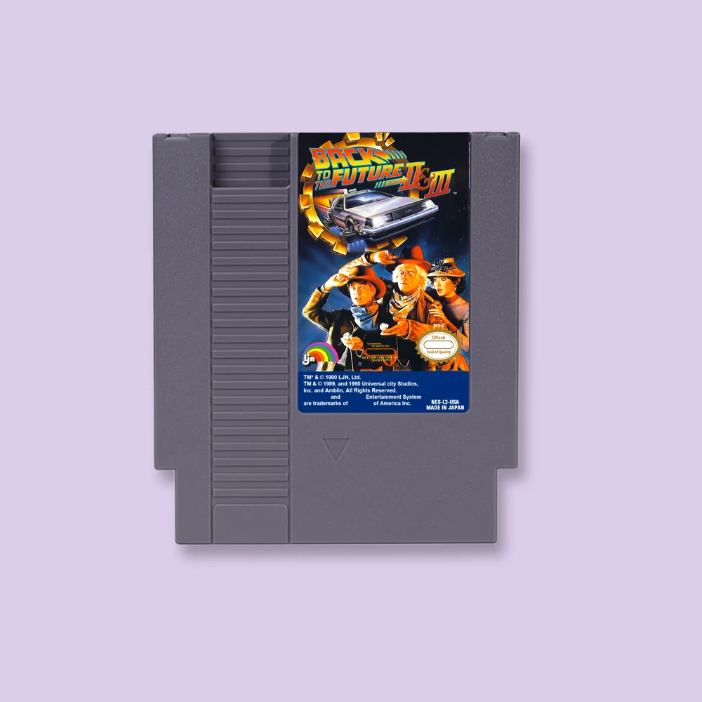 Back to the Future Part II & III Game Cartridge Action Game For NES 8Bit 72PIN Consoles Game Card 
Back to the Future Part II & III Game Cartridge Action Game For NES 8Bit 72PIN Consoles Game Card