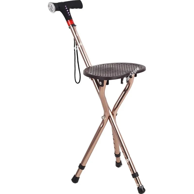 The elderly cane stool crutches the elderly cane multifunctional light folding chair can sit non-slip walking stool
The elderly cane stool crutches the elderly cane multifunctional light folding chair can sit non-slip walking stool