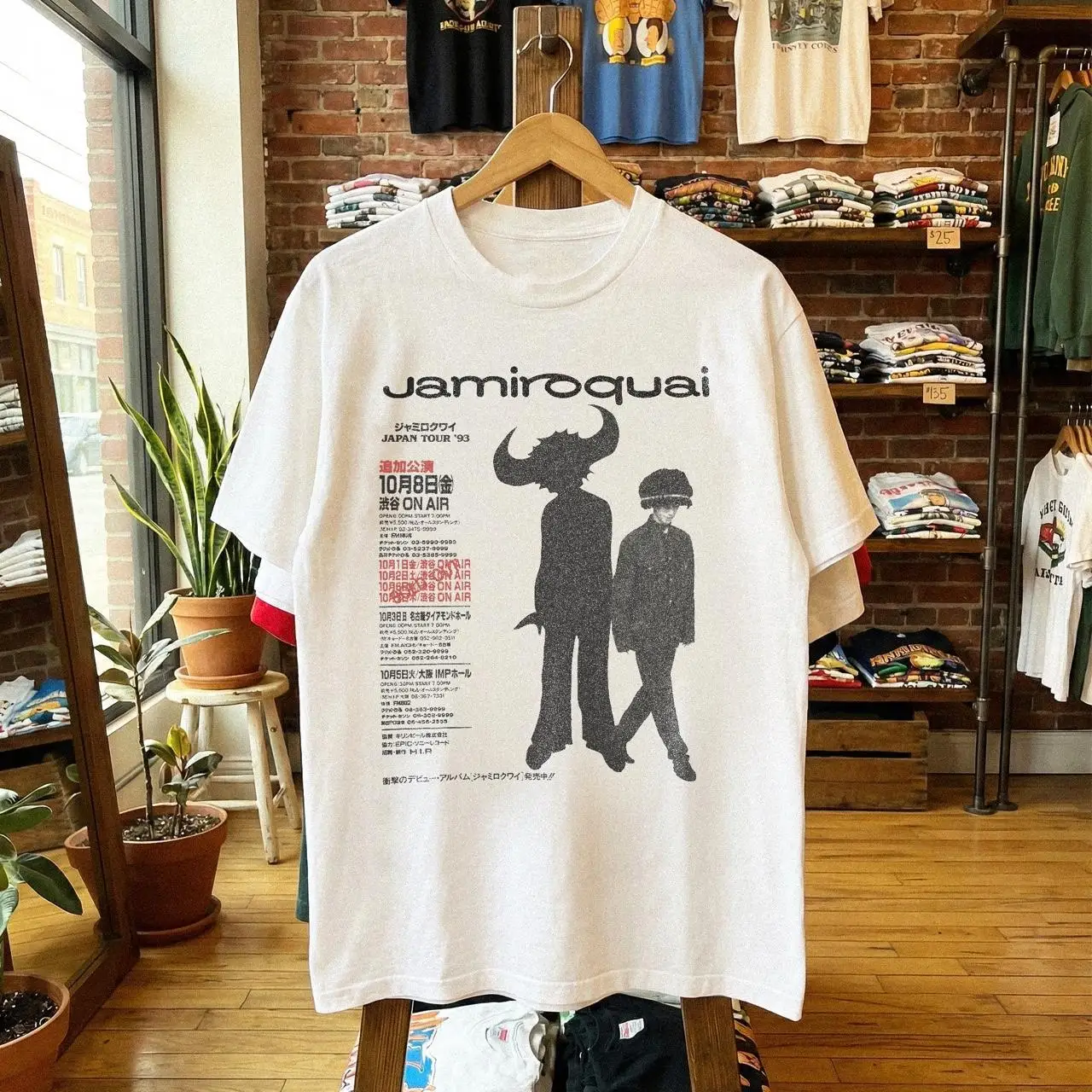 Jamiroquai 1997 Tour White T-Shirt Retro Jamiroqua Men Women Oversized Y2k Short Sleeve Street Hip Hop Tee Female Male Clothing
Jamiroquai 1997 Tour White T-Shirt Retro Jamiroqua Men Women Oversized Y2k Short Sleeve Street Hip Hop Tee Female Male Clothing