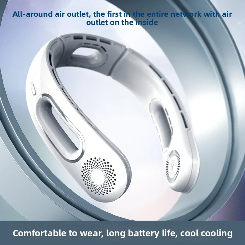 Neck Fan,lightweight Wearable Fan, Low Noise 5 Speed Hands Free Fan, Hanging Headphone Design Sports Fan For Indoor & Outdoor
Neck Fan,lightweight Wearable Fan, Low Noise 5 Speed Hands Free Fan, Hanging Headphone Design Sports Fan For Indoor & Outdoor
