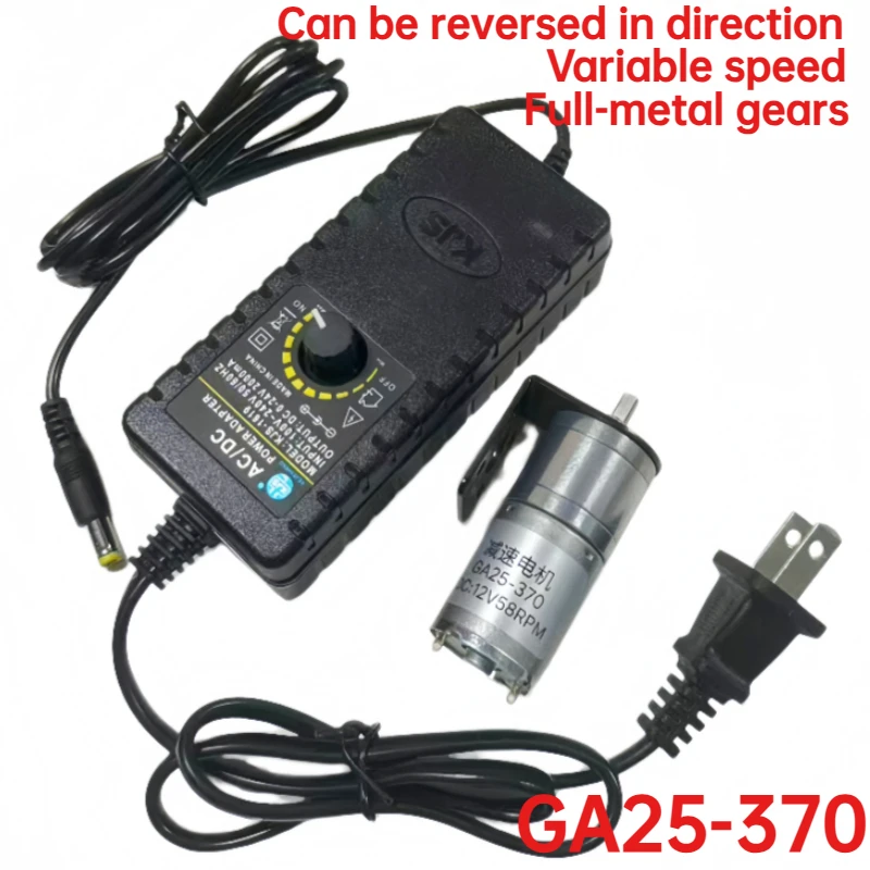 JGA25-370 Miniature DC Geared Motor 6V~12V 12RPM~1931RPM Miniature DC Speed Regulation High Torque Motor Low Speed Small Motor
JGA25-370 Miniature DC Geared Motor 6V~12V 12RPM~1931RPM Miniature DC Speed Regulation High Torque Motor Low Speed Small Motor