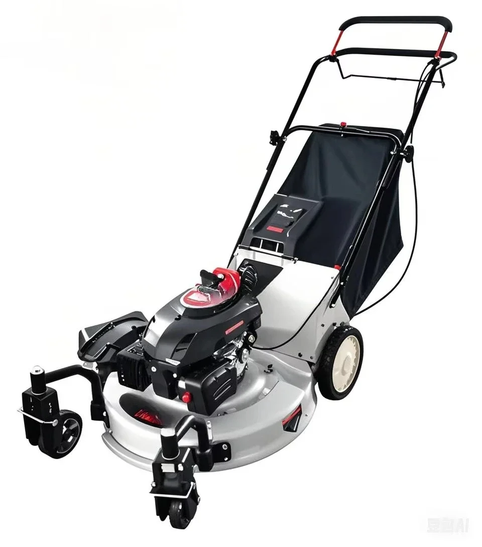 Self-propelled lawn mower Vertical engine with folding handle Walking backwards
Self-propelled lawn mower Vertical engine with folding handle Walking backwards