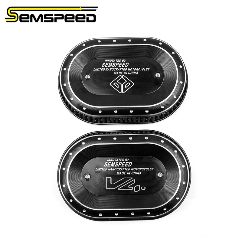 SEMSPEED Motorcycle CNC Aluminum Air Filter Cover For Benda Dark Flag 950 Motorcycle Accessories
SEMSPEED Motorcycle CNC Aluminum Air Filter Cover For Benda Dark Flag 950 Motorcycle Accessories