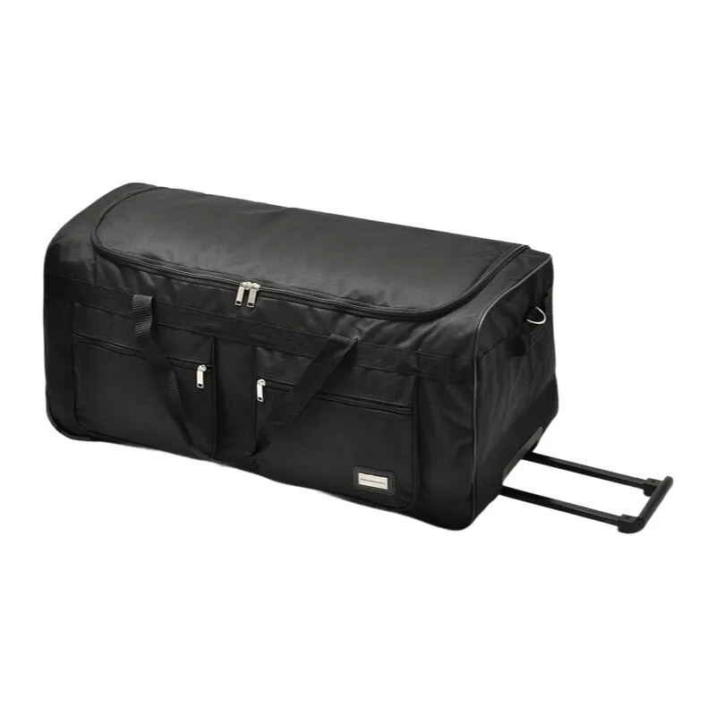 Extra Large Travel Trolley Bag, Waterproof Rolling Duffel Bag with Wheels, Pull Handle Check In Luggage, Oxford Fabric Suitcase
Extra Large Travel Trolley Bag, Waterproof Rolling Duffel Bag with Wheels, Pull Handle Check In Luggage, Oxford Fabric Suitcase