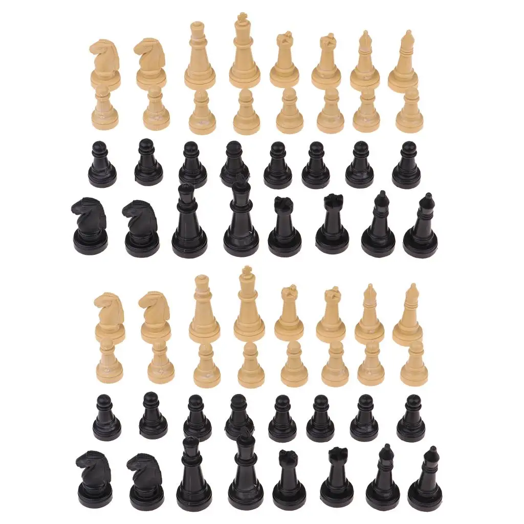 Large Chess Pawns Plastic Board Game Accessories Set for Family Gathering Educational Chess Play
Large Chess Pawns Plastic Board Game Accessories Set for Family Gathering Educational Chess Play