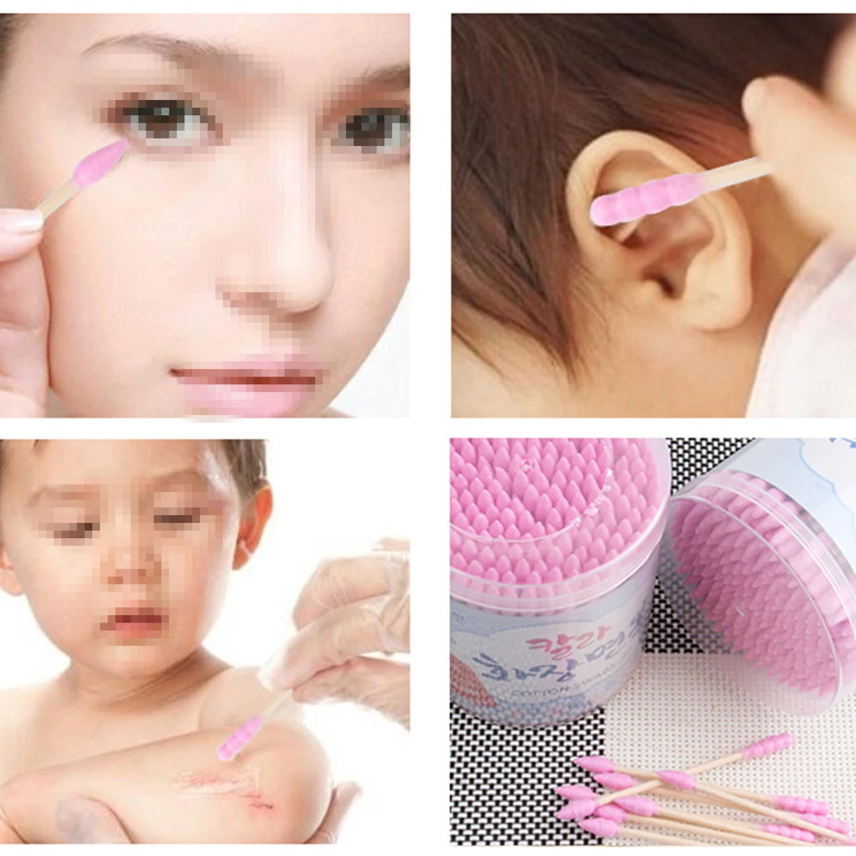 200 Pcs Colored Cotton Swabs Baby Care Buds Multifunctional Makeup Tool Cleaning Earwax Belly Button Wound Nail Health Storage
200 Pcs Colored Cotton Swabs Baby Care Buds Multifunctional Makeup Tool Cleaning Earwax Belly Button Wound Nail Health Storage