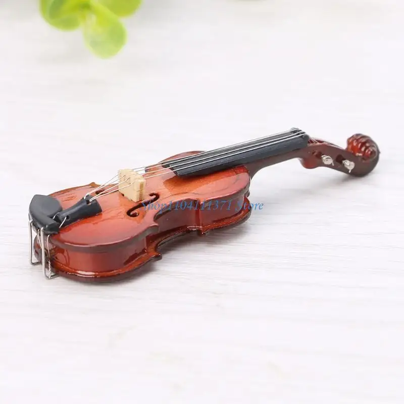 P9FC 7CM Mini Violin Miniature Musical Instrument Wooden Model with Support and for C
P9FC 7CM Mini Violin Miniature Musical Instrument Wooden Model with Support and for C
