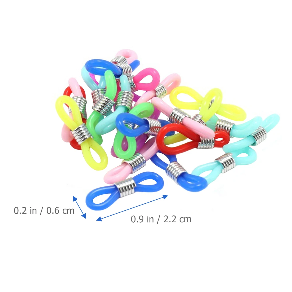 100pcs Eyeglasses Chain Ends Rubber Sunglasses Holder Adjustable Anti-slip Connectors Durable Glasses Anti-loss Spectacle
100pcs Eyeglasses Chain Ends Rubber Sunglasses Holder Adjustable Anti-slip Connectors Durable Glasses Anti-loss Spectacle