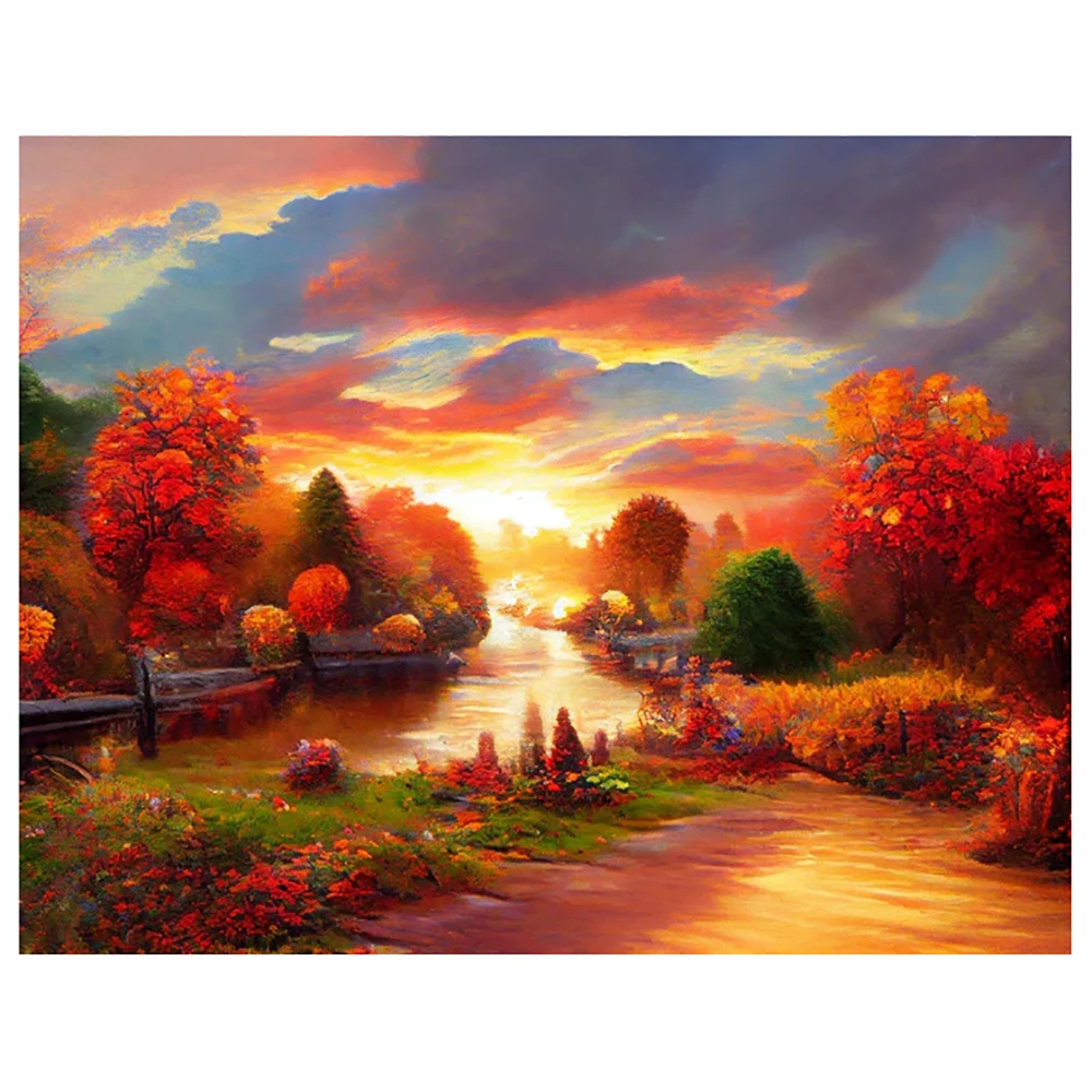 Diamond Painting Colorful autumn river Full Square/Round Rhinestone Hobby Crafts Mosaic Handmade Gifts Cross Stitch Home Decor
Diamond Painting Colorful autumn river Full Square/Round Rhinestone Hobby Crafts Mosaic Handmade Gifts Cross Stitch Home Decor