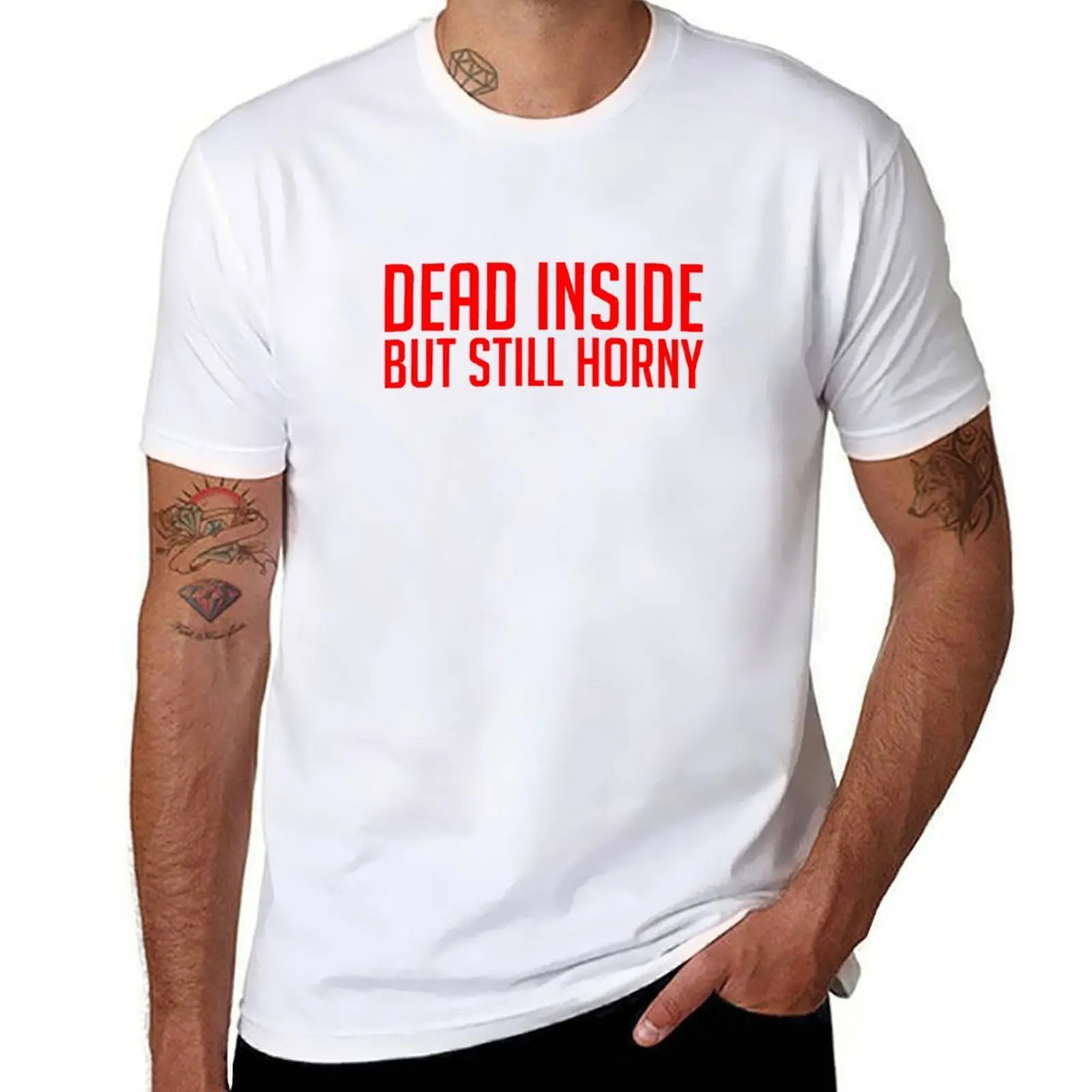 Dead Inside But Still Horny T-Shirt Short sleeve tee sublime t shirts for men pack
Dead Inside But Still Horny T-Shirt Short sleeve tee sublime t shirts for men pack