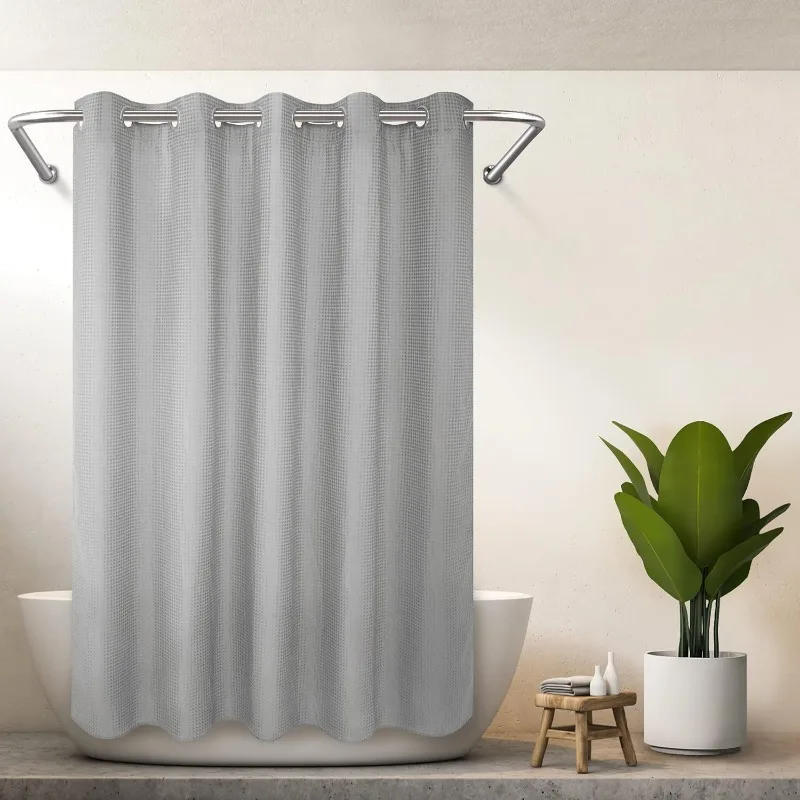 Hotel Grade No Hooks Needed Shower Curtain with Snap in Liner,Water Repellent, Machine Washable (Lake Wanaka, 71"x74"(W/Liner))
Hotel Grade No Hooks Needed Shower Curtain with Snap in Liner,Water Repellent, Machine Washable (Lake Wanaka, 71"x74"(W/Liner))